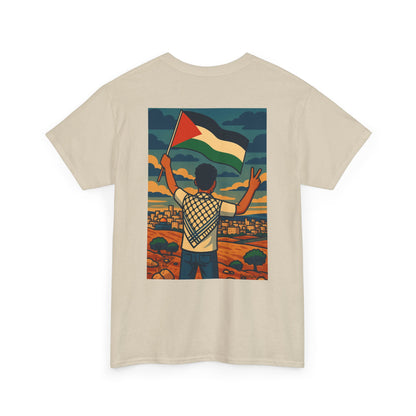 T-shirt Palestine - "Le Salut" - Impression Dos