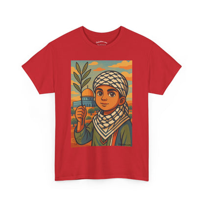 T-shirt Palestine - "Les Innocents de Jérusalem" - Impression Devant