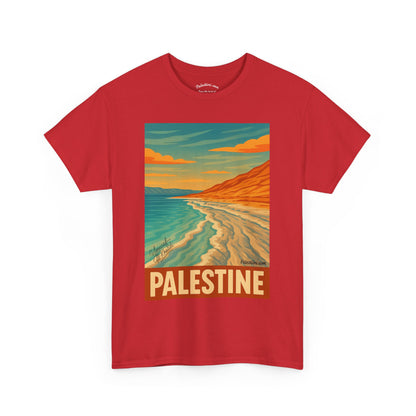 T-shirt Palestine - "Reflets de Palestine" - Impression Devant