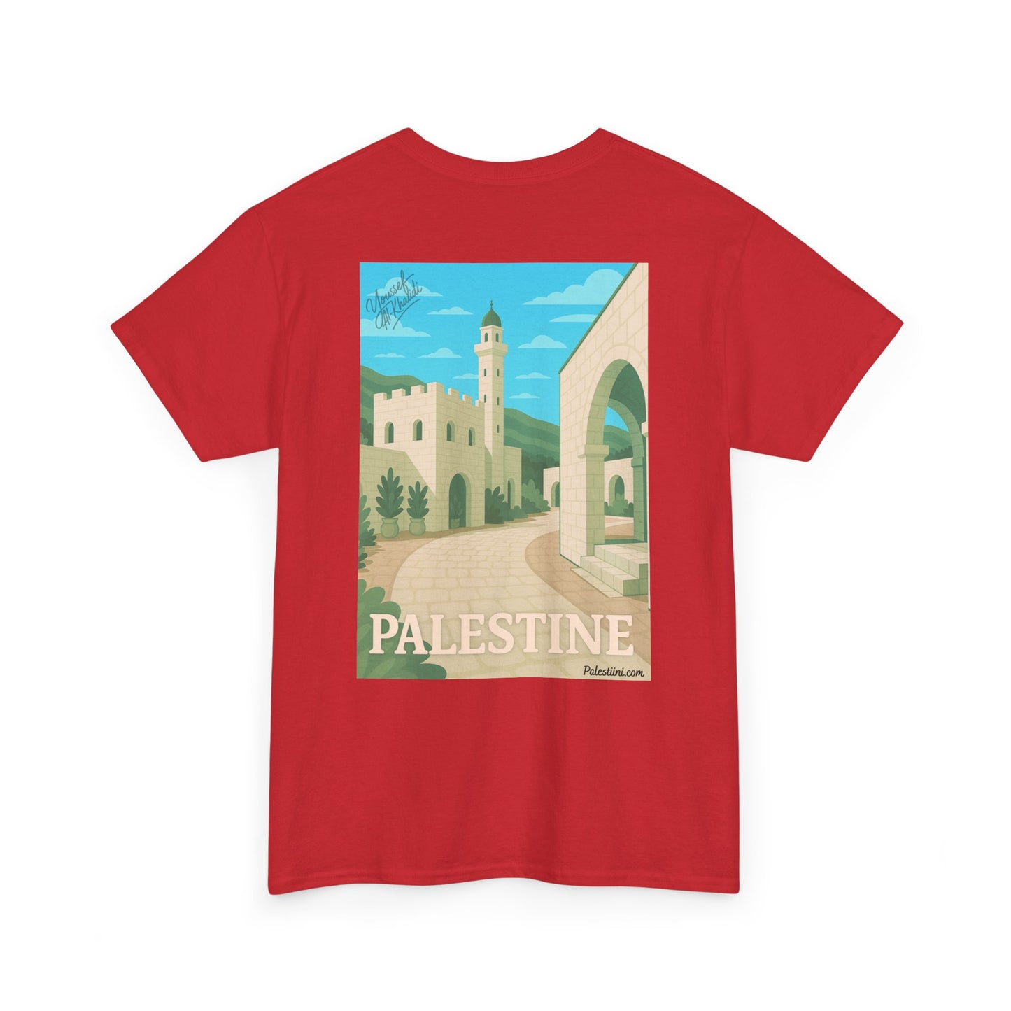T-shirt Palestine - "Ruelle de Jerusalem" - Impression Dos