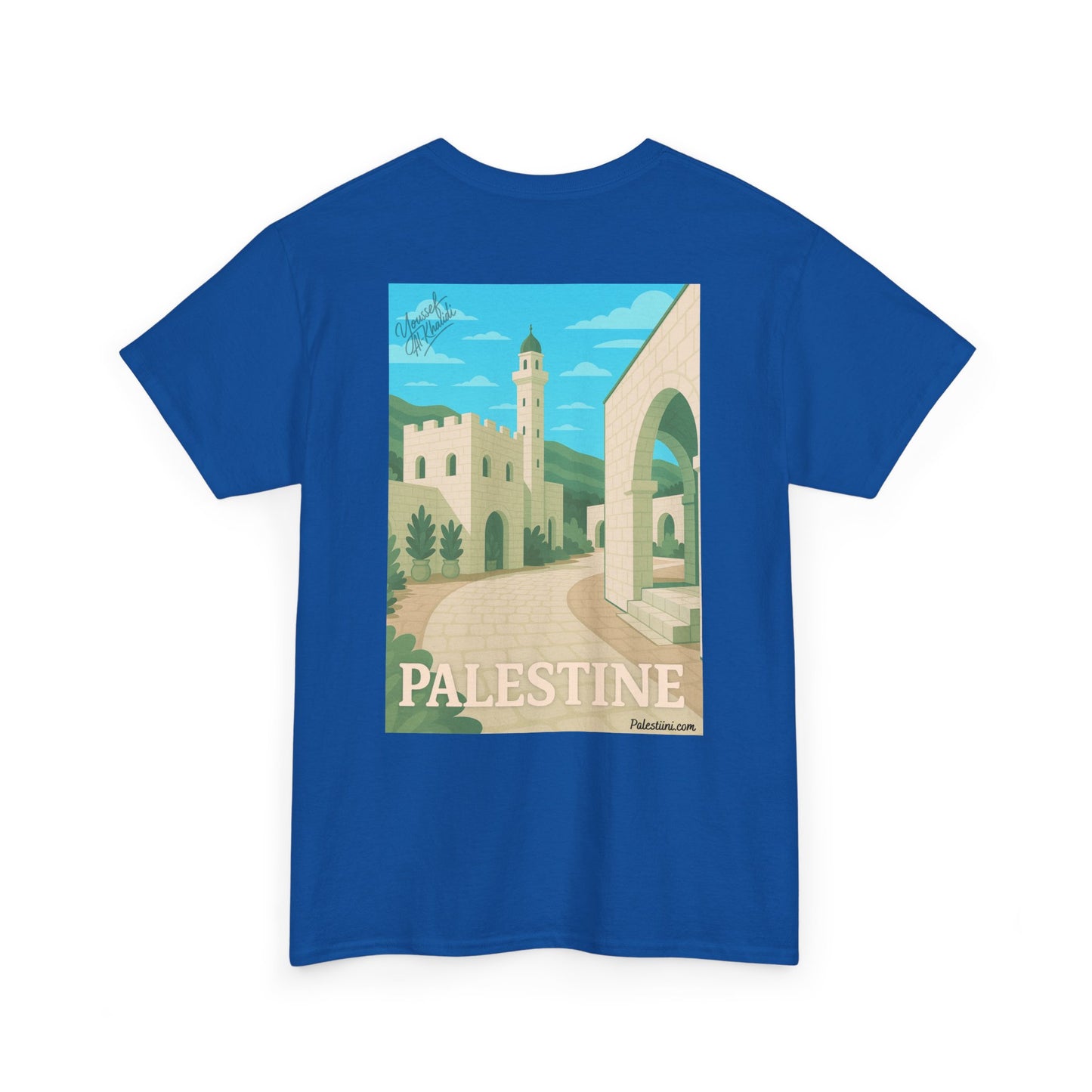 T-shirt Palestine - "Ruelle de Jerusalem" - Impression Dos
