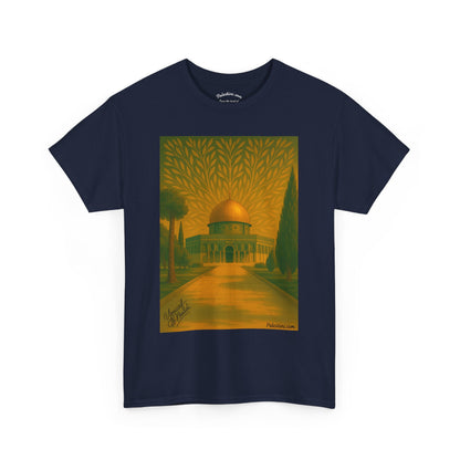 T-shirt Palestine - "Al-Aqsa, racine d’un peuple" - Impression Avant