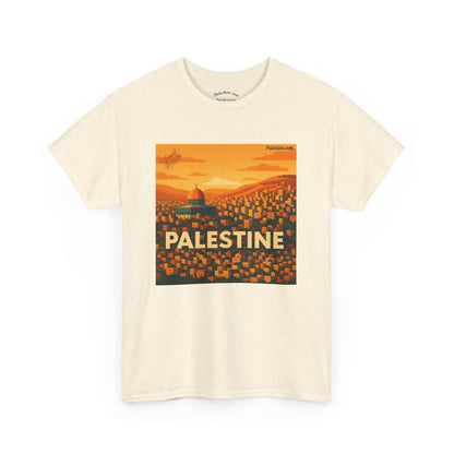 T-shirt Palestine femme - "Jérusalem" - Impression Devant