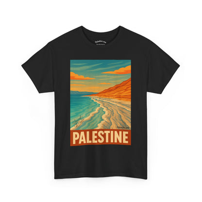 T-shirt Palestine - "Reflets de Palestine" - Impression Devant
