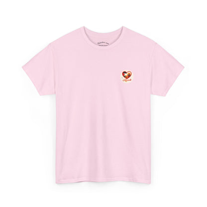 T-shirt Palestine - "Fi qalbi Filastine" - Impression Coeur