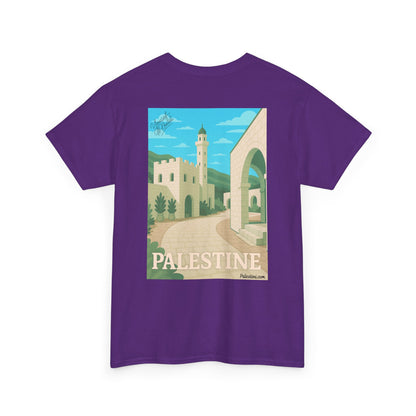 T-shirt Palestine - "Ruelle de Jerusalem" - Impression Dos