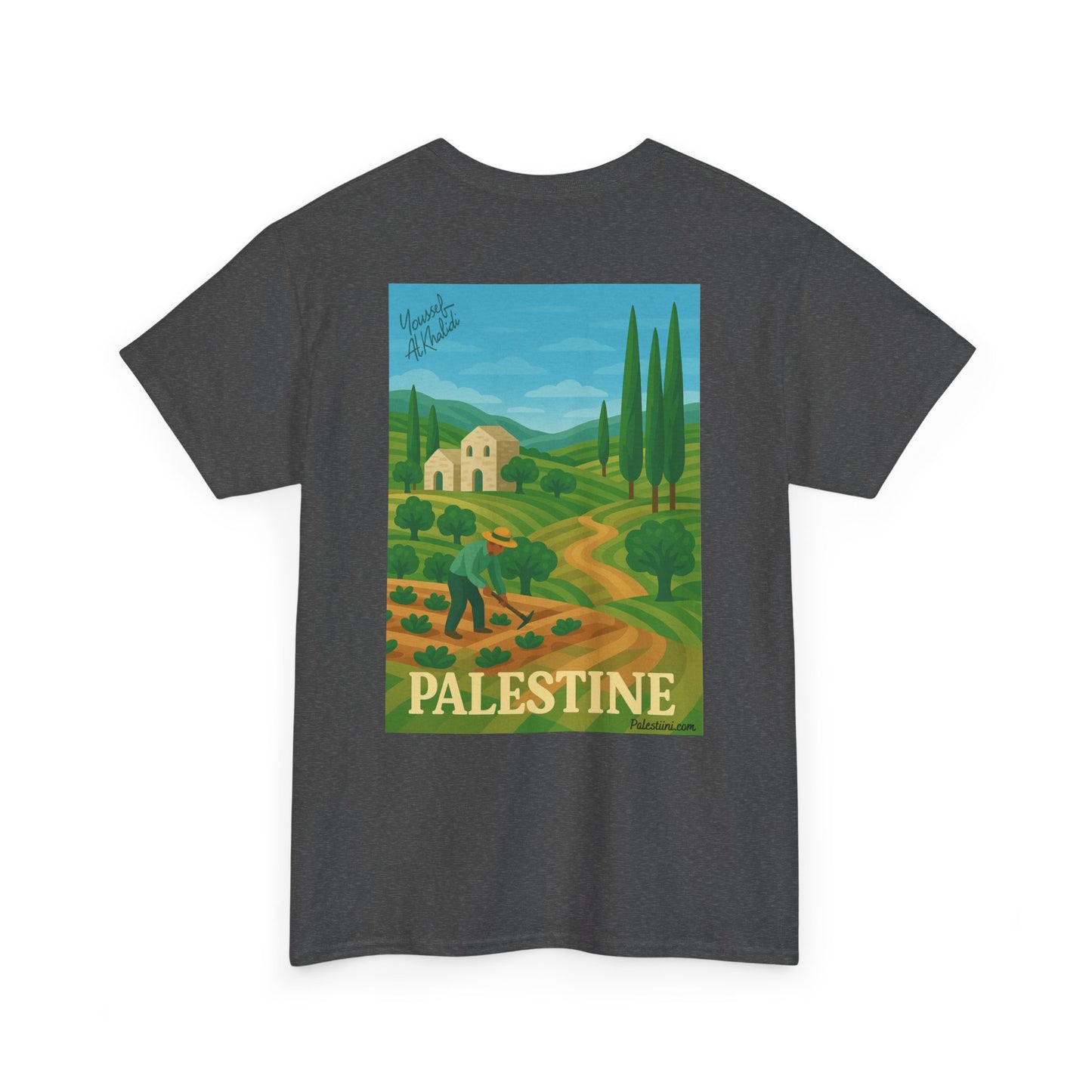 T-shirt Palestine - "Les Gardiens de la Terre" - Impression Dos