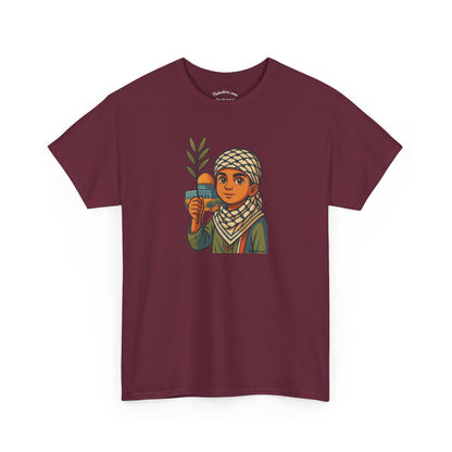 T-shirt Palestine - "Les Innocents de Jérusalem" - Impression Devant Transparent
