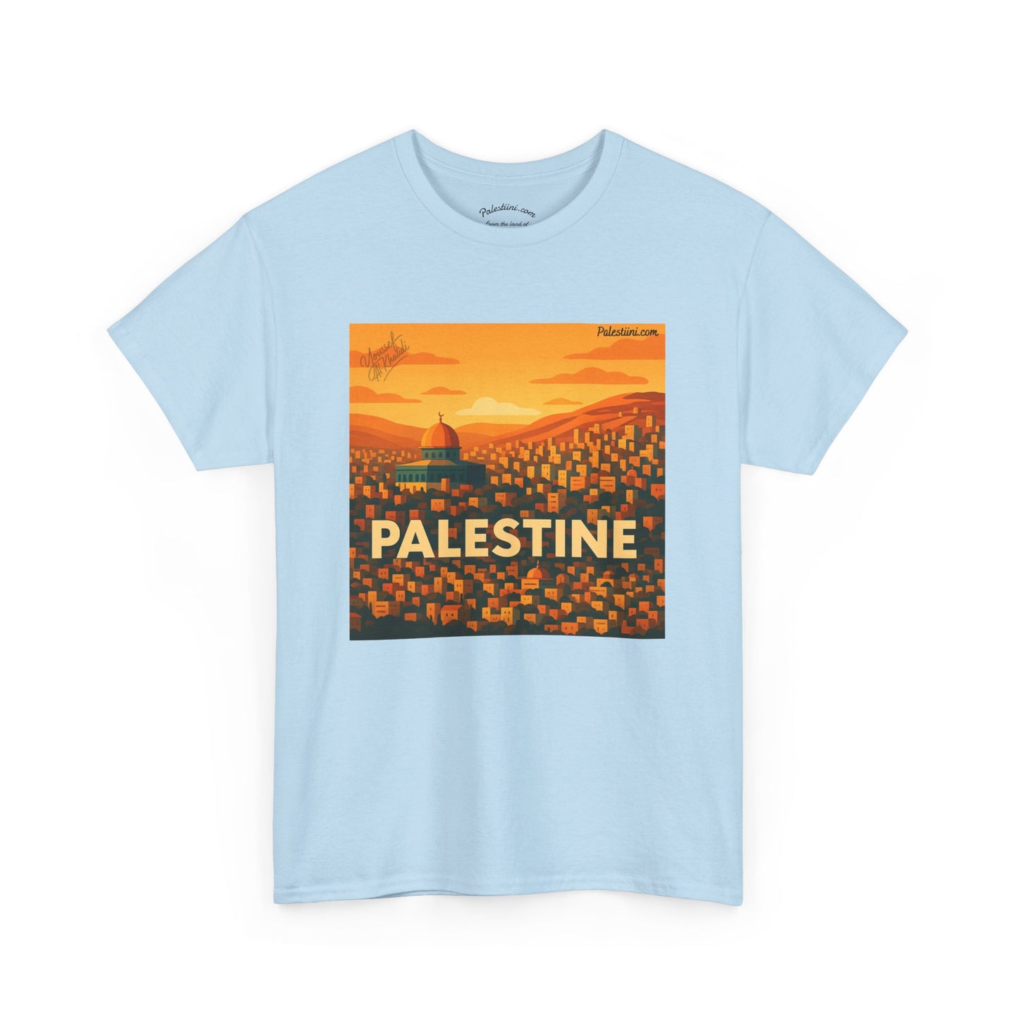 T-shirt Palestine femme - "Jérusalem" - Impression Devant