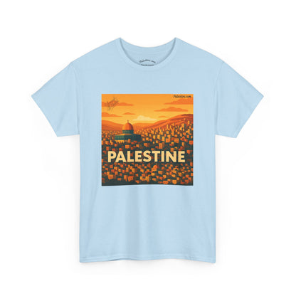 T-shirt Palestine femme - "Jérusalem" - Impression Devant