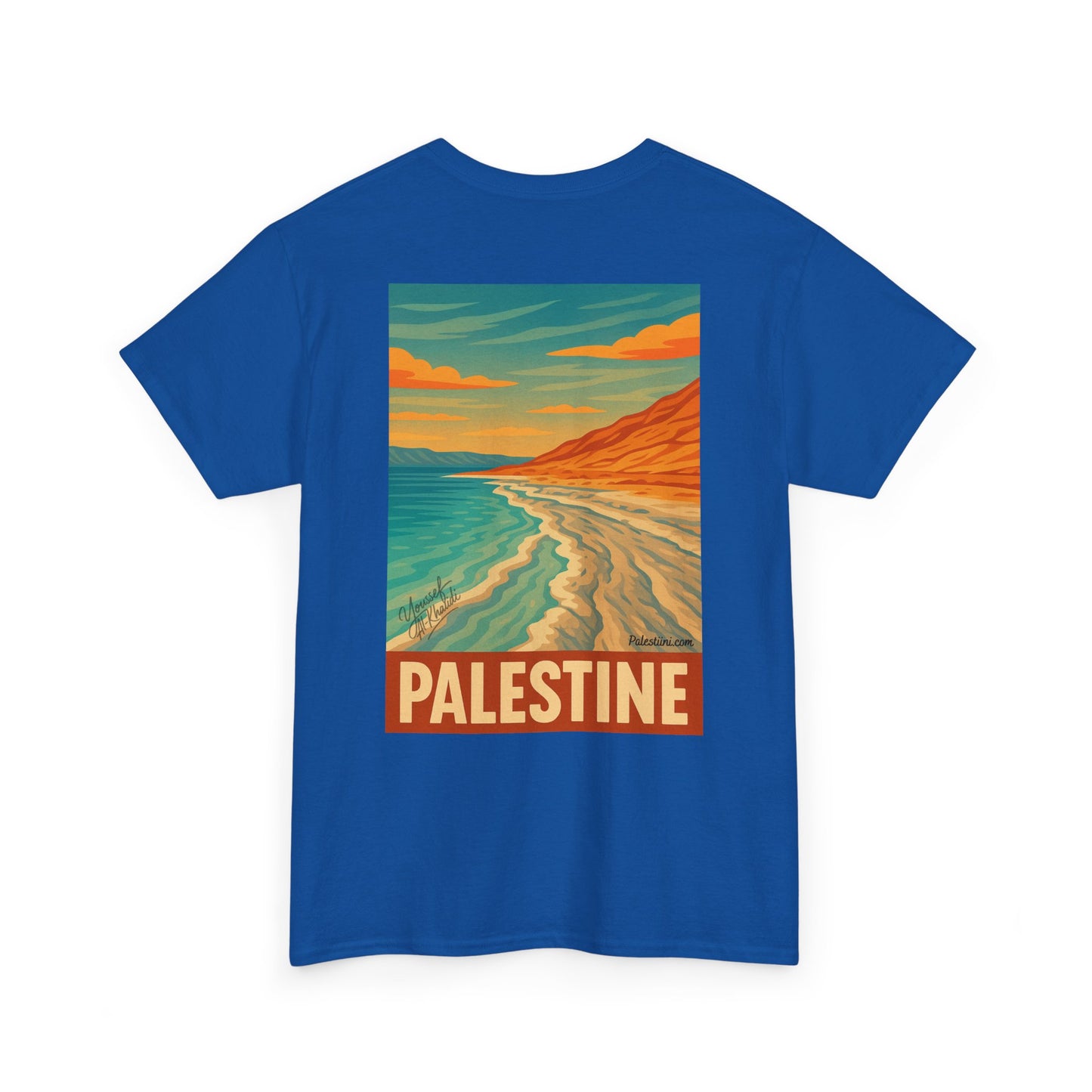 T-shirt Palestine - "Reflets de Palestine" - Impression Dos