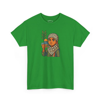 T-shirt Palestine - "Les Innocents de Jérusalem" - Impression Devant Transparent