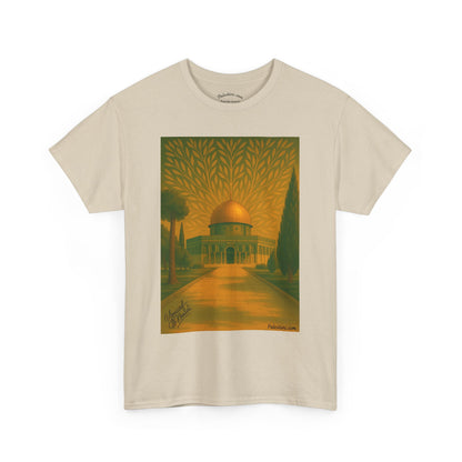 T-shirt Palestine - "Al-Aqsa, racine d’un peuple" - Impression Avant