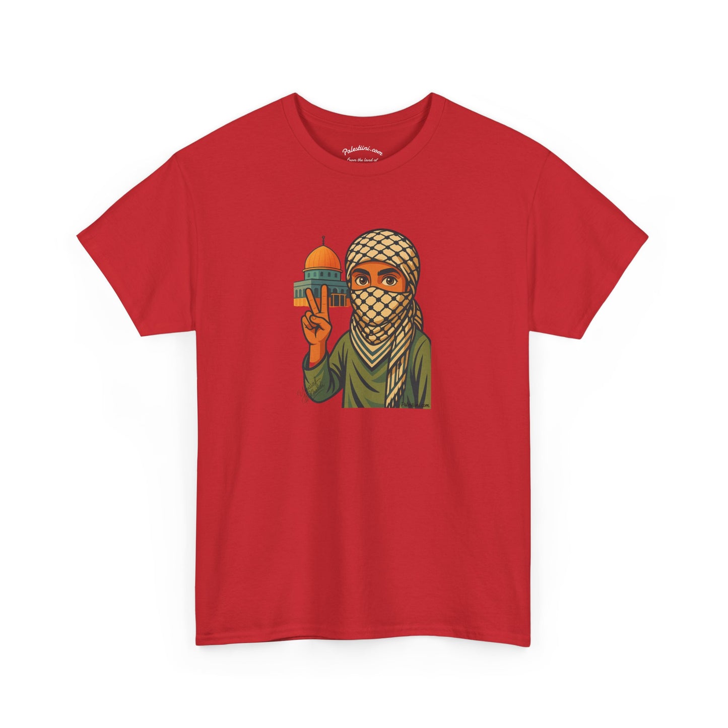 Vêtement Palestine - "Paix & Héritage" - Impression Devant Transparent