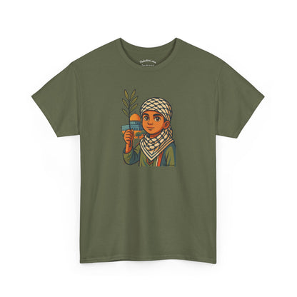 T-shirt Palestine - "Les Innocents de Jérusalem" - Impression Devant Transparent