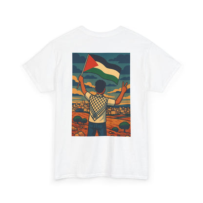 T-shirt Palestine - "Le Salut" - Impression Dos