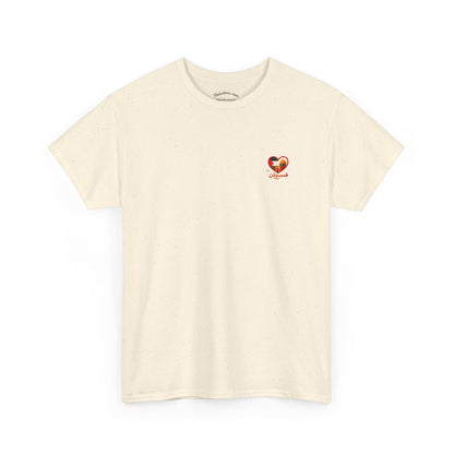 T-shirt Palestine - "Fi qalbi Filastine" - Impression Coeur
