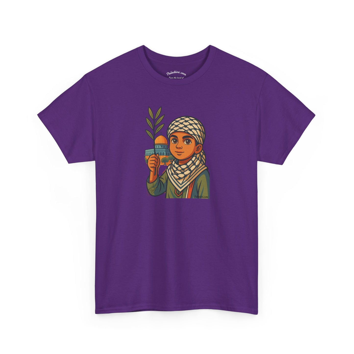 T-shirt Palestine - "Les Innocents de Jérusalem" - Impression Devant Transparent