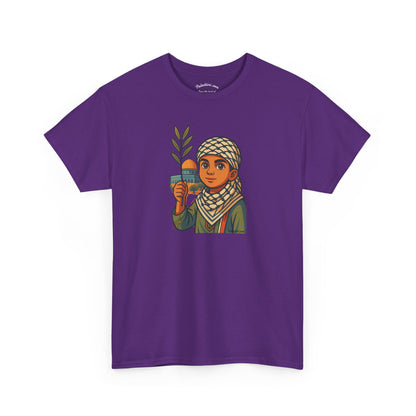 T-shirt Palestine - "Les Innocents de Jérusalem" - Impression Devant Transparent