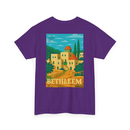 T-shirt Palestine - "Lumière de Bethléem" - Impression Dos