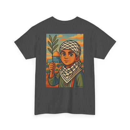 T-shirt Palestine - "Enfant de Palestine" - Impression Dos