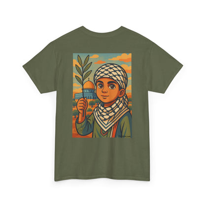 T-shirt Palestine - "Enfant de Palestine" - Impression Dos