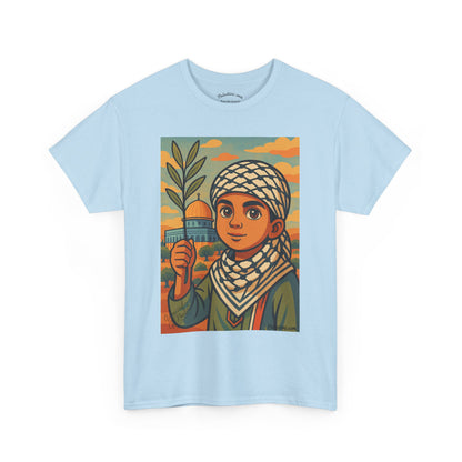 T-shirt Palestine - "Les Innocents de Jérusalem" - Impression Devant