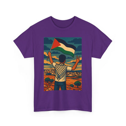 T-shirt Palestine - "Le Salut" - Impression Devant