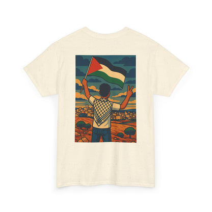 T-shirt Palestine - "Le Salut" - Impression Dos