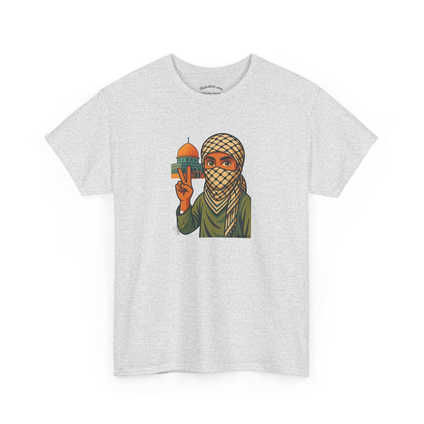 Vêtement Palestine - "Paix & Héritage" - Impression Devant Transparent