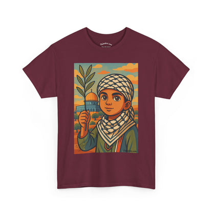 T-shirt Palestine - "Les Innocents de Jérusalem" - Impression Devant