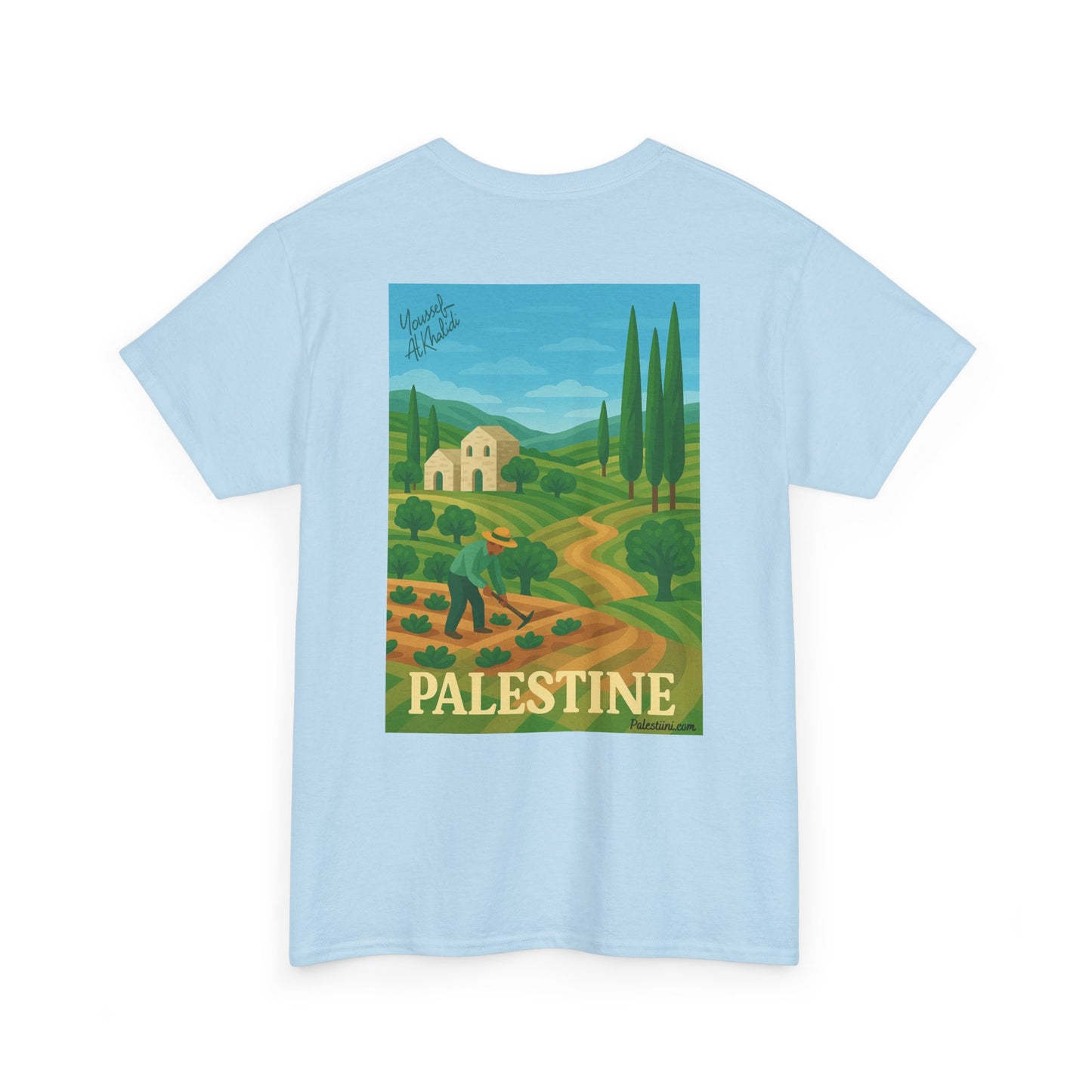 T-shirt Palestine - "Les Gardiens de la Terre" - Impression Dos