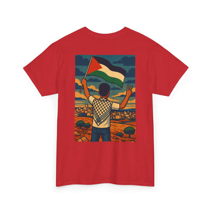 T-shirt Palestine - "Le Salut" - Impression Dos