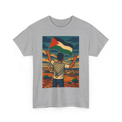 T-shirt Palestine - "Le Salut" - Impression Devant