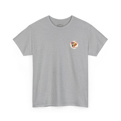 T-shirt Palestine - "Fi Qalbi Thawra" - Impression Coeur