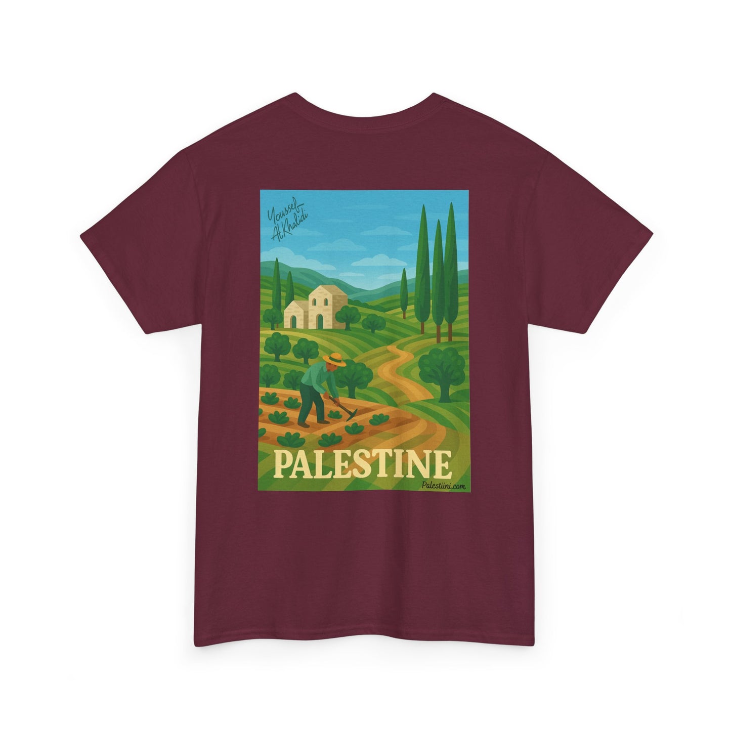 T-shirt Palestine - "Les Gardiens de la Terre" - Impression Dos