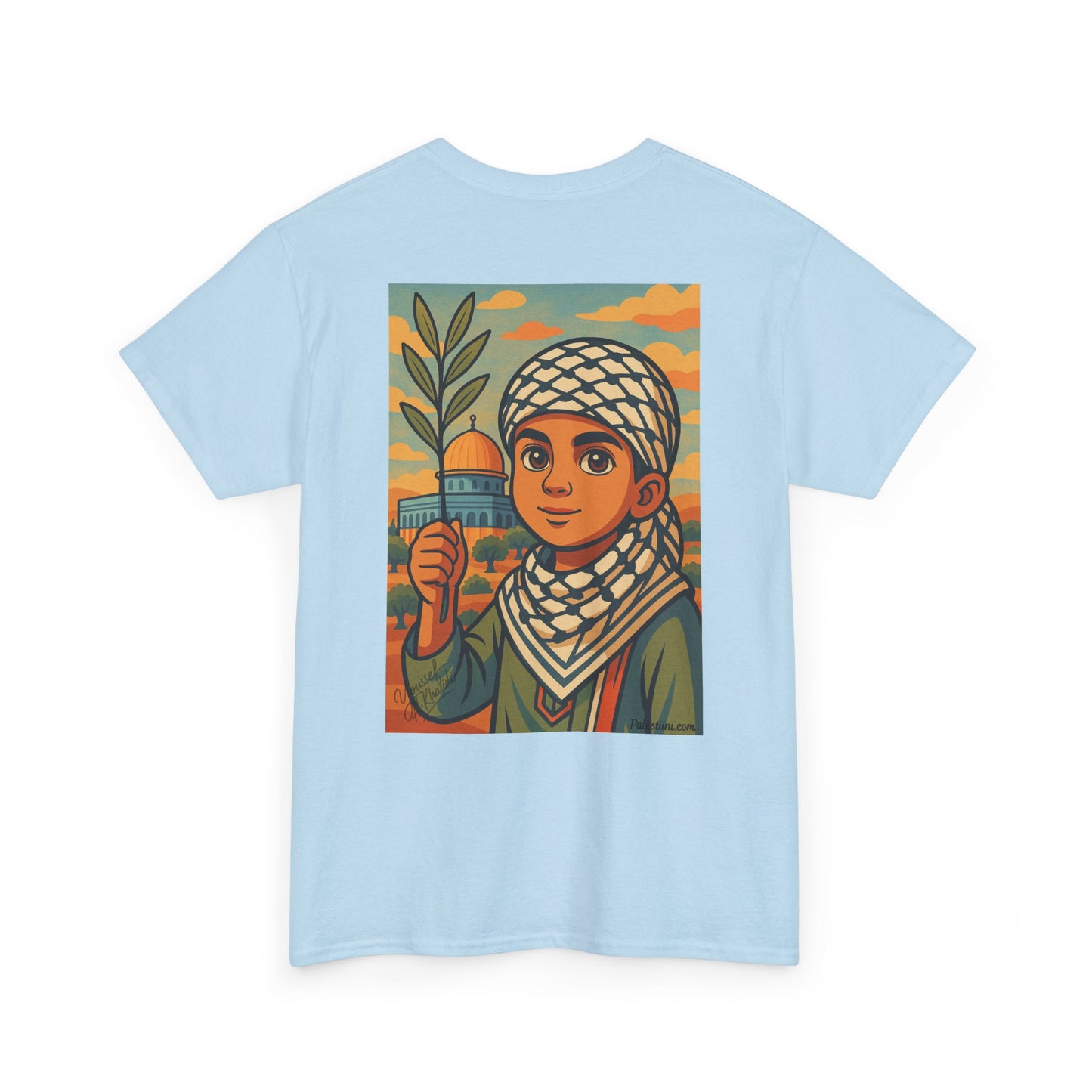 T-shirt Palestine - "Enfant de Palestine" - Impression Dos