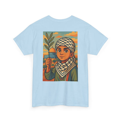 T-shirt Palestine - "Enfant de Palestine" - Impression Dos
