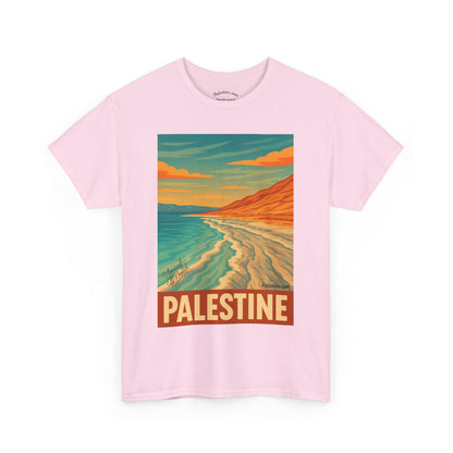 T-shirt Palestine - "Reflets de Palestine" - Impression Devant