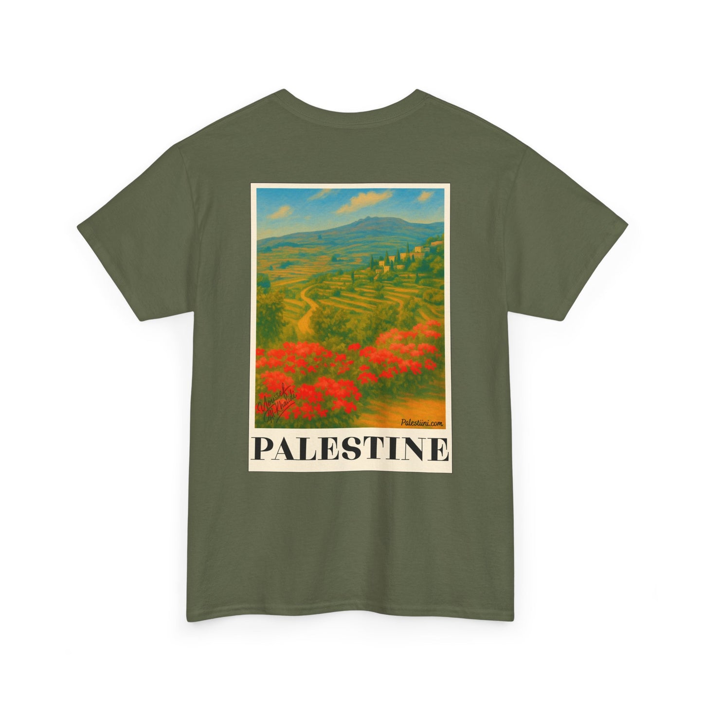 Maillot de Palestine - "Terres de Palestine" - Impression Dos