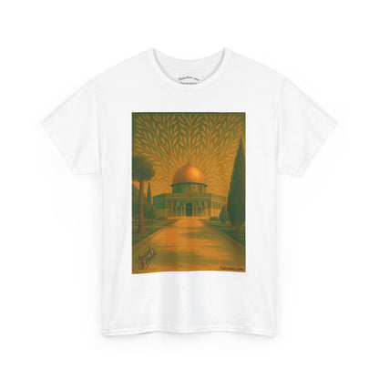T-shirt Palestine - "Al-Aqsa, racine d’un peuple" - Impression Avant
