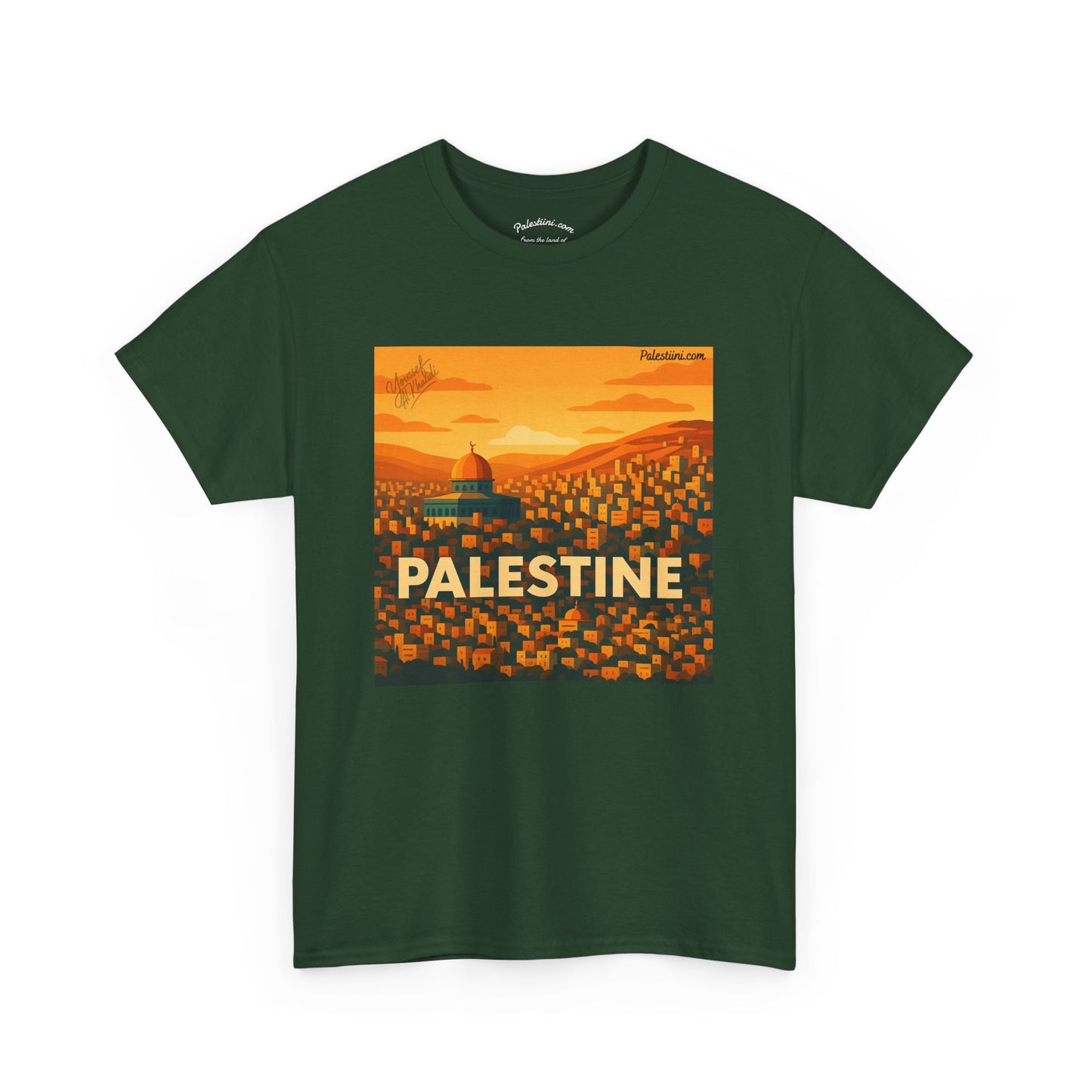 T-shirt Palestine femme - "Jérusalem" - Impression Devant