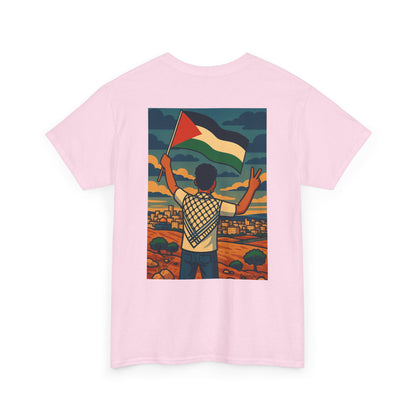 T-shirt Palestine - "Le Salut" - Impression Dos