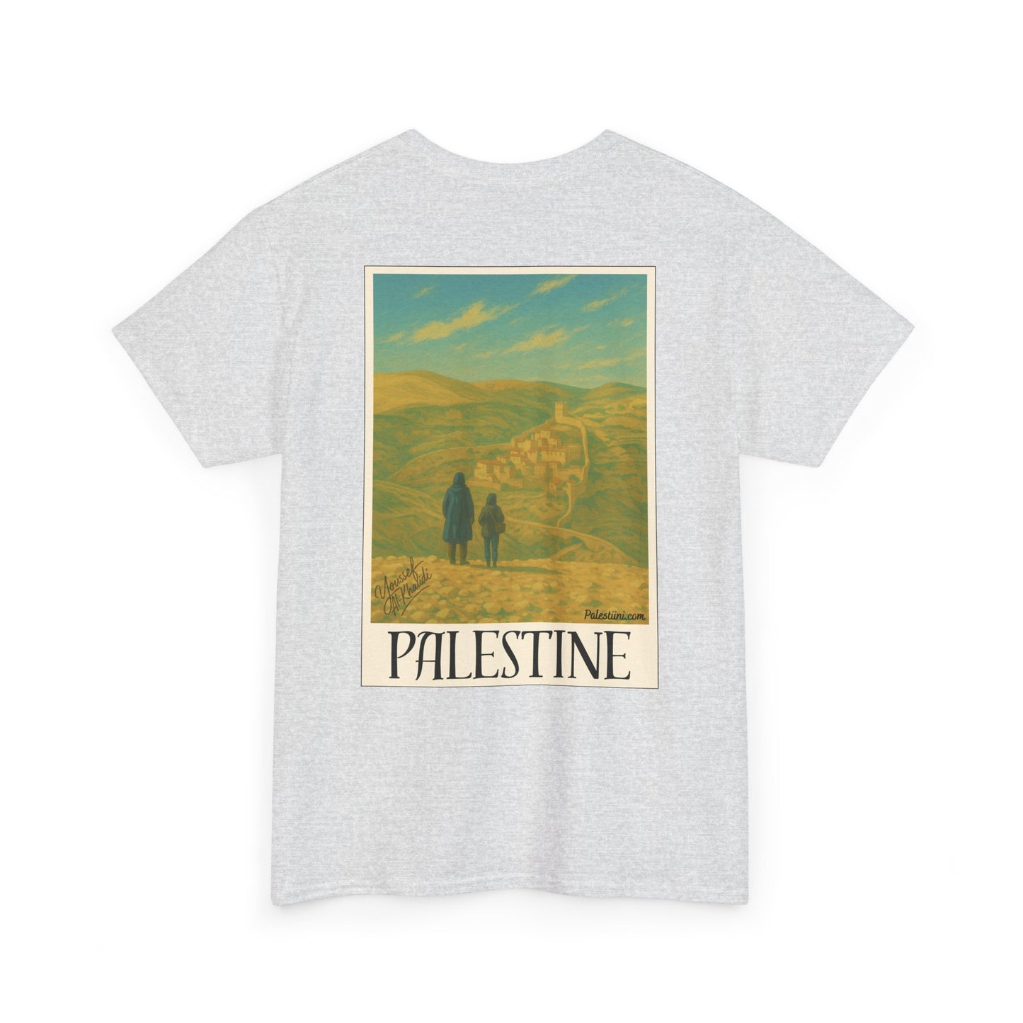 T-shirt Palestine homme - "Nos terres perdues" - Impression Dos