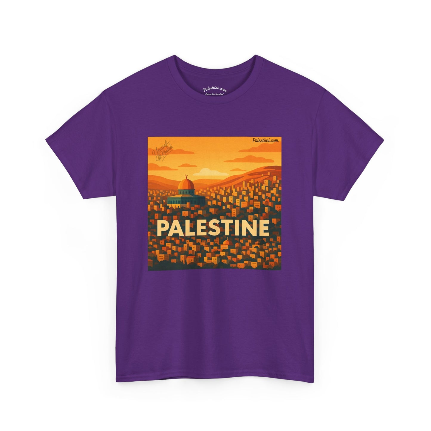 T-shirt Palestine femme - "Jérusalem" - Impression Devant