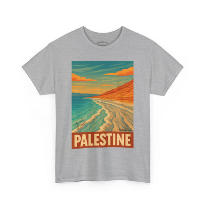 T-shirt Palestine - "Reflets de Palestine" - Impression Devant