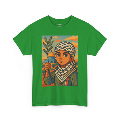 T-shirt Palestine - "Les Innocents de Jérusalem" - Impression Devant
