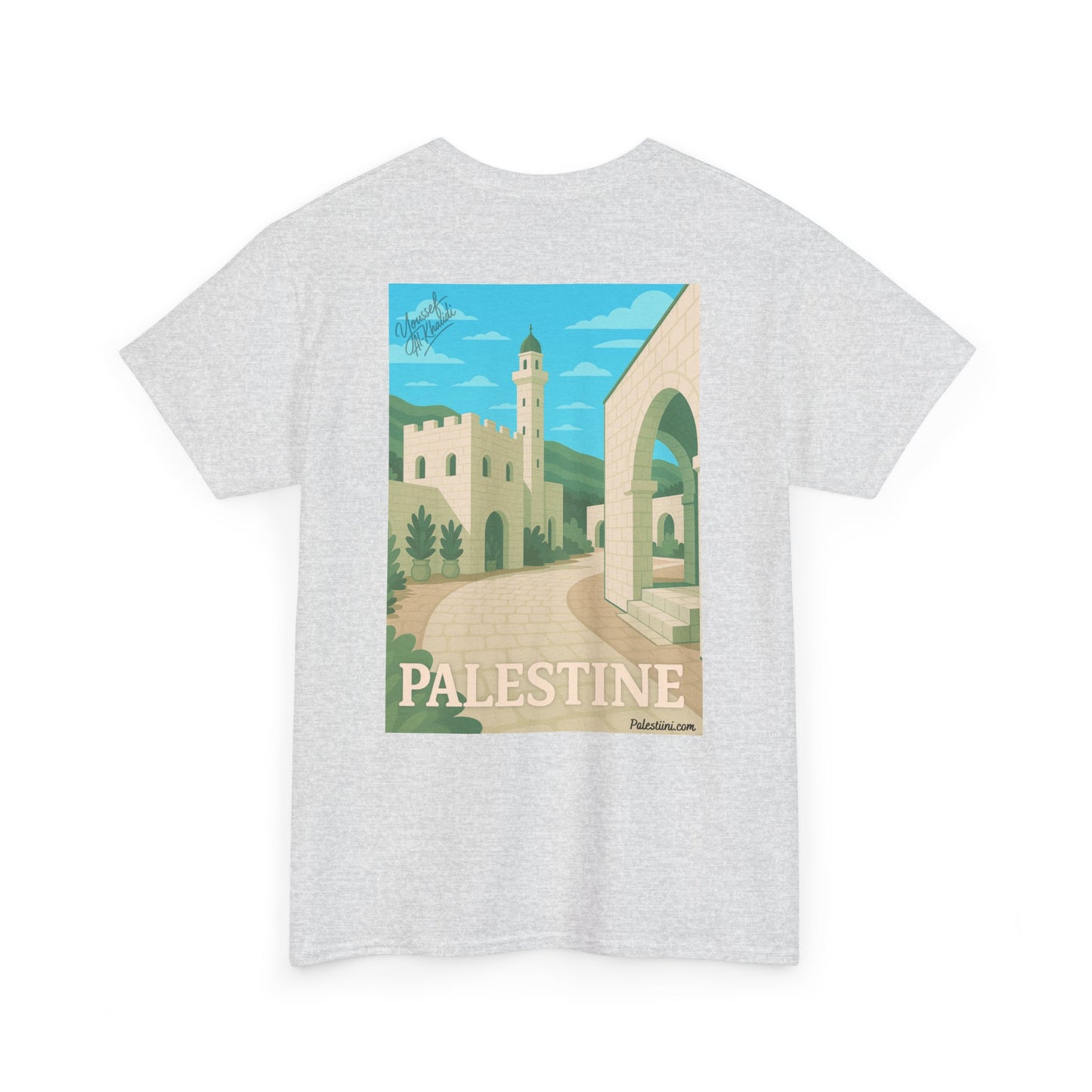 T-shirt Palestine - "Ruelle de Jerusalem" - Impression Dos