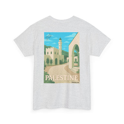 T-shirt Palestine - "Ruelle de Jerusalem" - Impression Dos