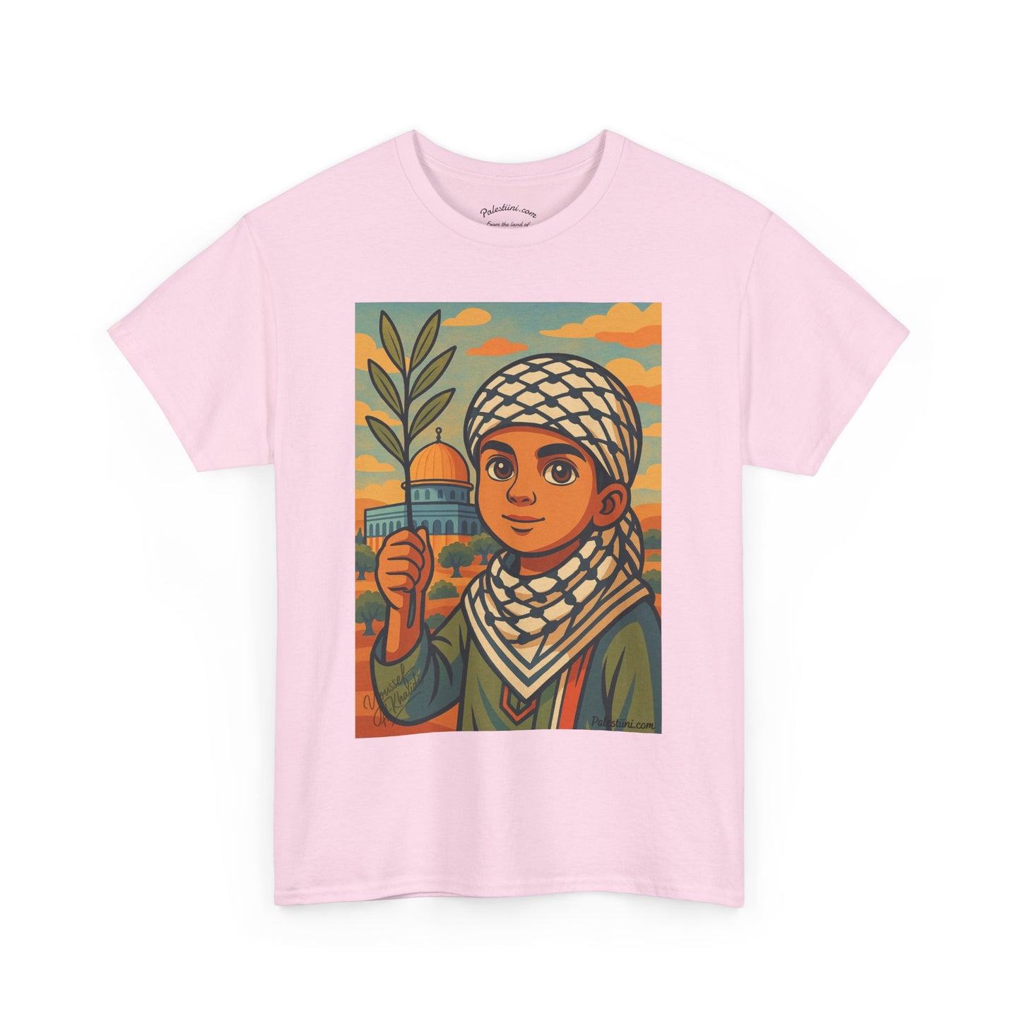 T-shirt Palestine - "Les Innocents de Jérusalem" - Impression Devant